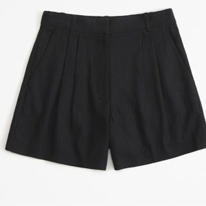 Abercrombie & Fitch Tailored Linen Shorts